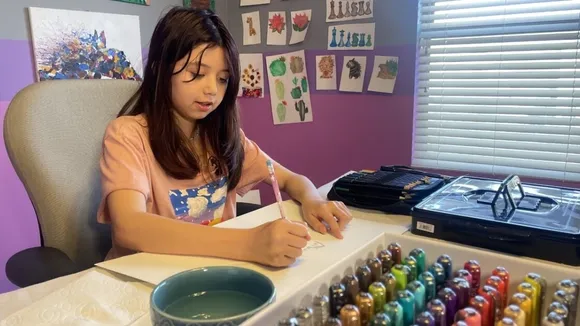 11-Year-Old Artist Opens Store in Chandler, Arizona, Showcasing Vietnamese-Inspired Designs