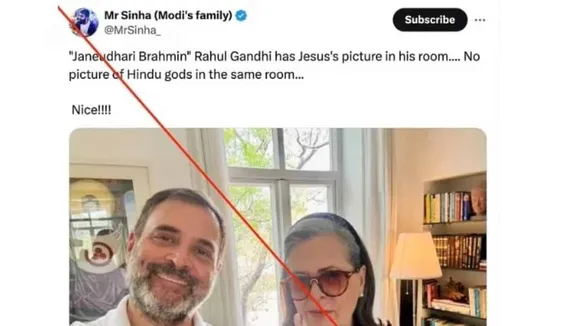 Viral Selfie of Rahul and Sonia Gandhi Debunked: Painting Identified as 'Madonna Oriflamma'