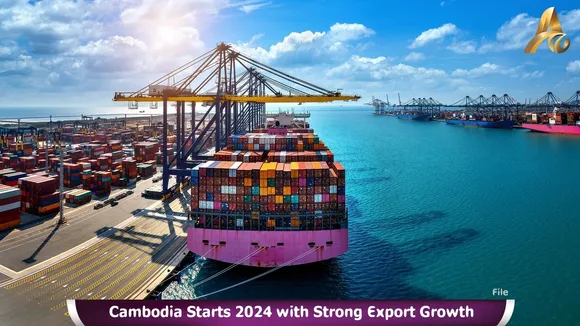 Cambodia's Exports Surge 15.2% to $8 Billion in Early 2024