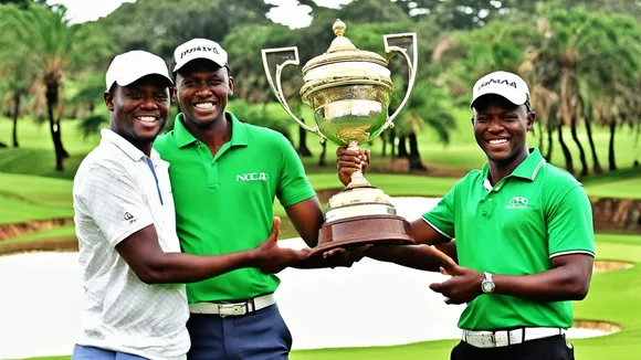 Jelani Kihanya Wins NCBA Coast Open Golf Title at Nyali