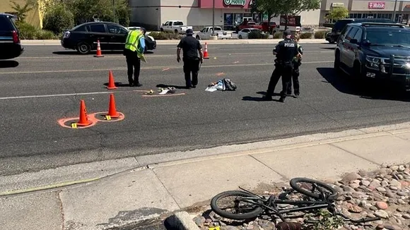 Cyclist Seriously Injured in Collision with Vehicle on Alameda Avenue