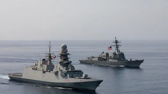 Italian Navy Warship Shoots Down Houthi Drone Amid Threats to Disrupt World Trade