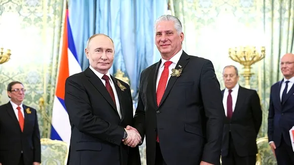 Cuban President Díaz-Canel Meets Putin in Moscow, Receives Support Against US Blockade
