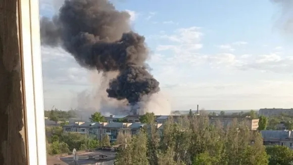 Multiple Explosions Shake Russian-Occupied Luhansk, Ukraine