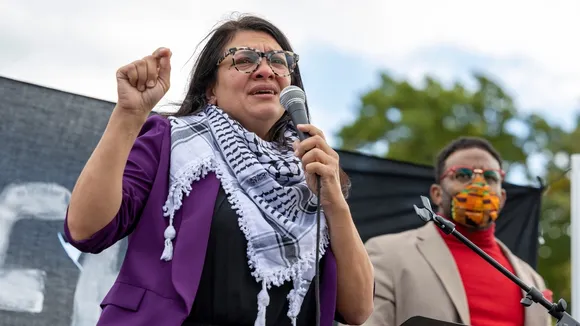 Rashida Tlaib Criticizes Police Response to Student Protests, Cites Palestinian Deaths in Gaza