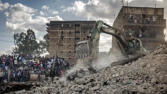 Rescue Mission Underway After Building Collapse in Mathare, Nairobi