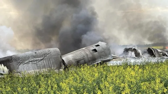 Russian Tu-22M3 Bomber Crashes in Stavropol Krai, Two Pilots Rescued