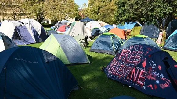Australian University Students Set Up Pro-Palestinian Encampments, Demand Cutting Ties with Weapons Manufacturers