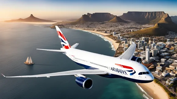 British Airways Boosts Direct Flights from London to Cape Town, Strengthening Tourism Ties