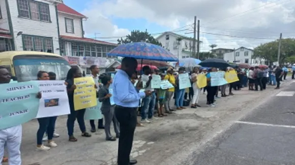 Guyana Teachers' Union Resumes Strike, Demands Salary Increase through Arbitration