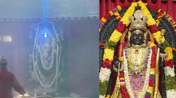 Ayodhya's Ram Mandir Celebrates Ram Navami with Surya Tilak and Exquisite Poshaks