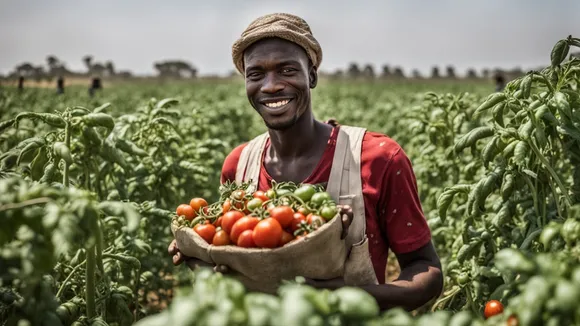 25-Year-Old Angolan Farmer Produces 8 Tons of Tomatoes Daily