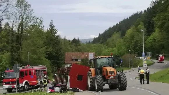 30 Injured, 10 Seriously, as Trailer Carrying May Day Celebrants Overturns in Germany