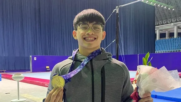 Carlos Yulo Secures First All-Around Gold at Asian Gymnastics Championships