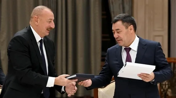 Azerbaijan President Thanks Kyrgyzstan for Funding School in Liberated Aghdam District