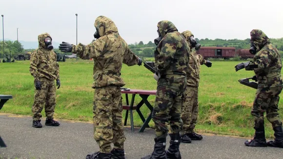 Serbian Army Trains Hungarian Military in Chemical Defense Using Real Toxic Chemicals