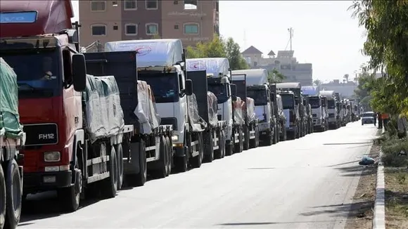 2000 Trucks of EU Aid Stalled at Rafah Crossing as Gaza Palestinians Endure Besieged Conditions