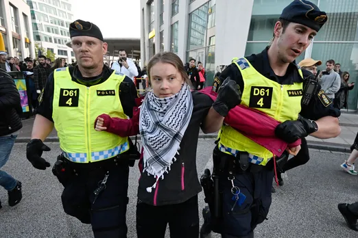 Greta Thunberg Detained at Pro-Palestinian Protest Outside Eurovision Venue