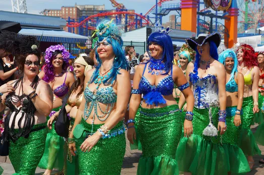 42nd Annual Mermaid Parade at Coney Island Kicks Off Summer
