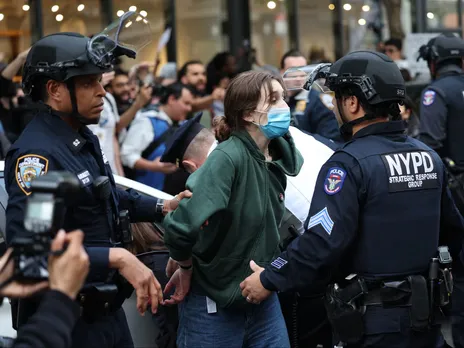 New York Police Declare Level 3 Mobilization as Pro-Palestine Protesters Clash Outside Met Gala