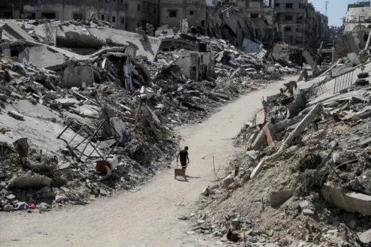 "Israeli Air Strike Kills Three People Near Gaza City, Tensions Escalate"
