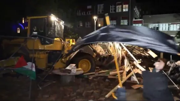 Dutch Police Employ Bulldozers to Clear Pro-Palestine Protesters at Amsterdam University