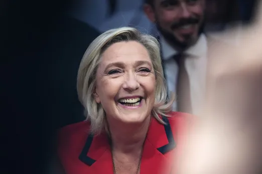 Marine Le Pen's Far-Right National Rally Leads First Round in France Election