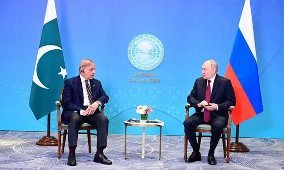 Putin and Pakistani PM Shehbaz Sharif Discuss Trade Expansion and Energy Cooperation