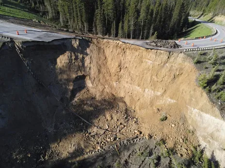 Massive Landslide Severs Crucial Wyoming Highway, Disrupting Regional Transit
