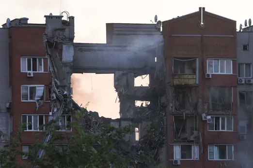 Russian Missile Hits Residential Building in Dnipro, Ukraine, Killing at Least One and Injuring 12