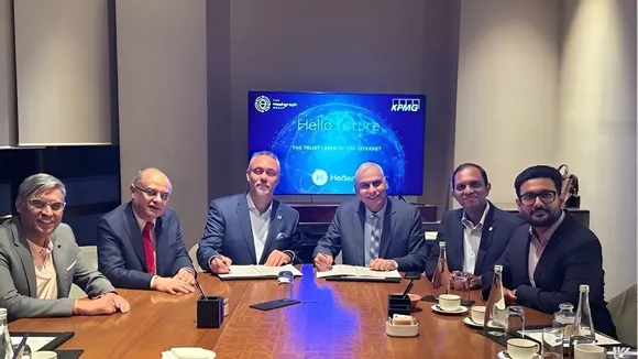 KPMG in India Collaborates With The Hashgraph Group AG to Drive Enterprise Blockchain Adoption 
