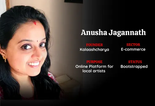 This engineer turned artist is curating online artist platform for homemade products || Anusha Jagannath