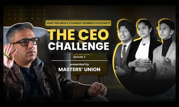 Ashneer Grover Judges Shark Tank for High Schoolers at Masters' Union