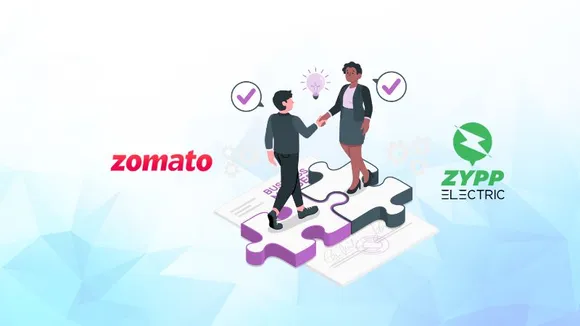 Zypp Electric in its association with Zomato, plans to deploy 1 Lakh e-scooters for last-mile deliveries
