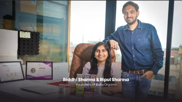 BabyOrgano is India's first dedicated D2C Ayurvedic baby care and wellness brand, founded by Riddhi and Ripul Sharma. BabyOrgano offers a range of products for babies and children.