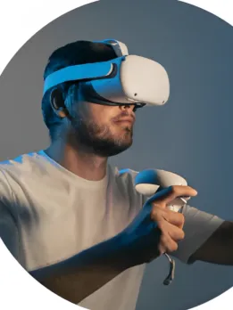 creator of entertainment applications based on VR and AR. It creates white-label OTT platforms, social platforms, and VR and AR-based games. It serves the esports, gaming, and wellness sectors.