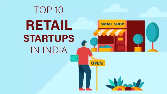Pepperfry, Arzooo, Fassos, Chumbak, MeatRoot, Sleepy Owl, Blinkit , Licious, and Bombay Shaving Company are the Top 10 Retail Startups in India