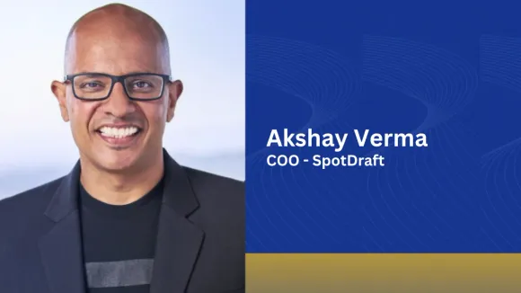 Former Meta & Coinbase Legal Ops Director Akshay Verma Joins SpotDraft as COO