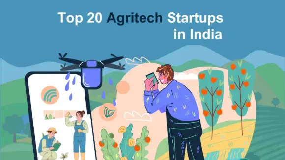 Apna Godam, KhetiGaadi, Fasal, Ninjacart, Waycool, and BharatAgri are some of the leading agritech startups in India.