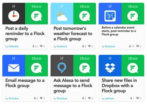 Flock channel goes live on IFTTT