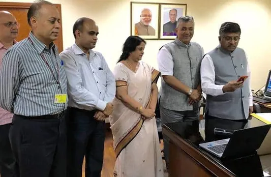 Ravi Shankar Prasad launches Transforming India Website