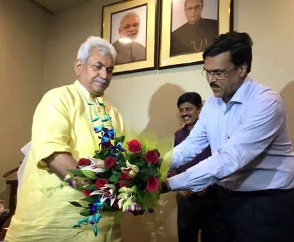 Manoj Sinha takes charge as new telecom minister