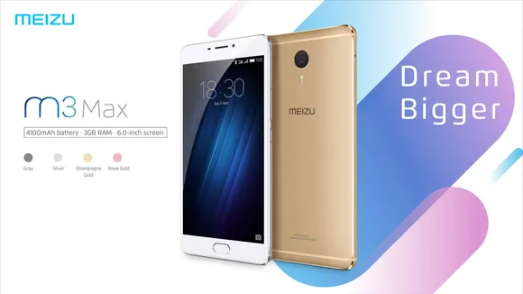 Meizu launches its new smartphone-M3 Max