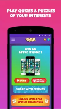 Gamers, win an iPhone 7 and more, by solving trivia on TicTok Games app