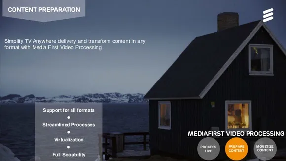 Ericsson launches fully virtualized MediaFirst Video Processing platform
