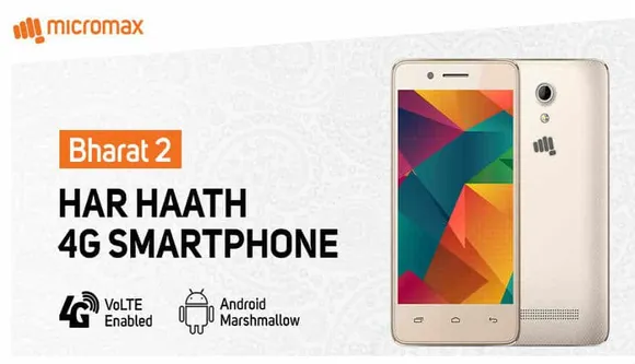 Micromax, Vodafone launch industry’s lowest priced 4G Smartphone