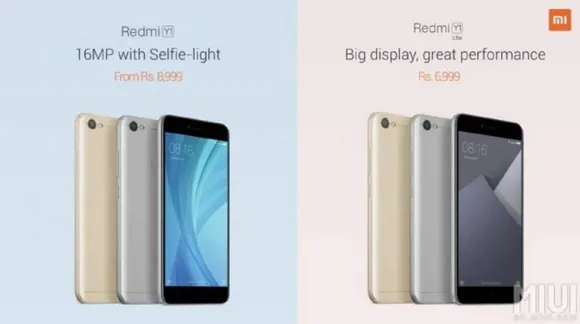 Xiaomi announces new Redmi Y series in India