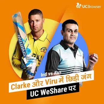 UC Browser's WeShare ropes in Virender Sehwag, Michael Clarke to deliver a unique cricketing experience