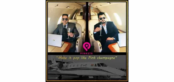 Experience Private Jet trip for free with PINKSTA App!