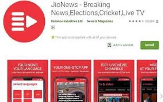To its slew of services, Jio adds News App to keep subscribers updated on the latest happenings
